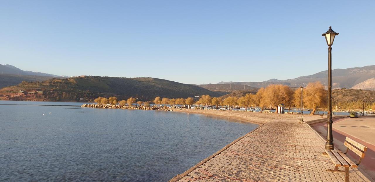 Beach House In Itea-Delphi Exterior foto