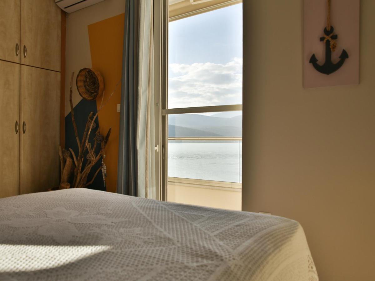 Beach House In Itea-Delphi Exterior foto