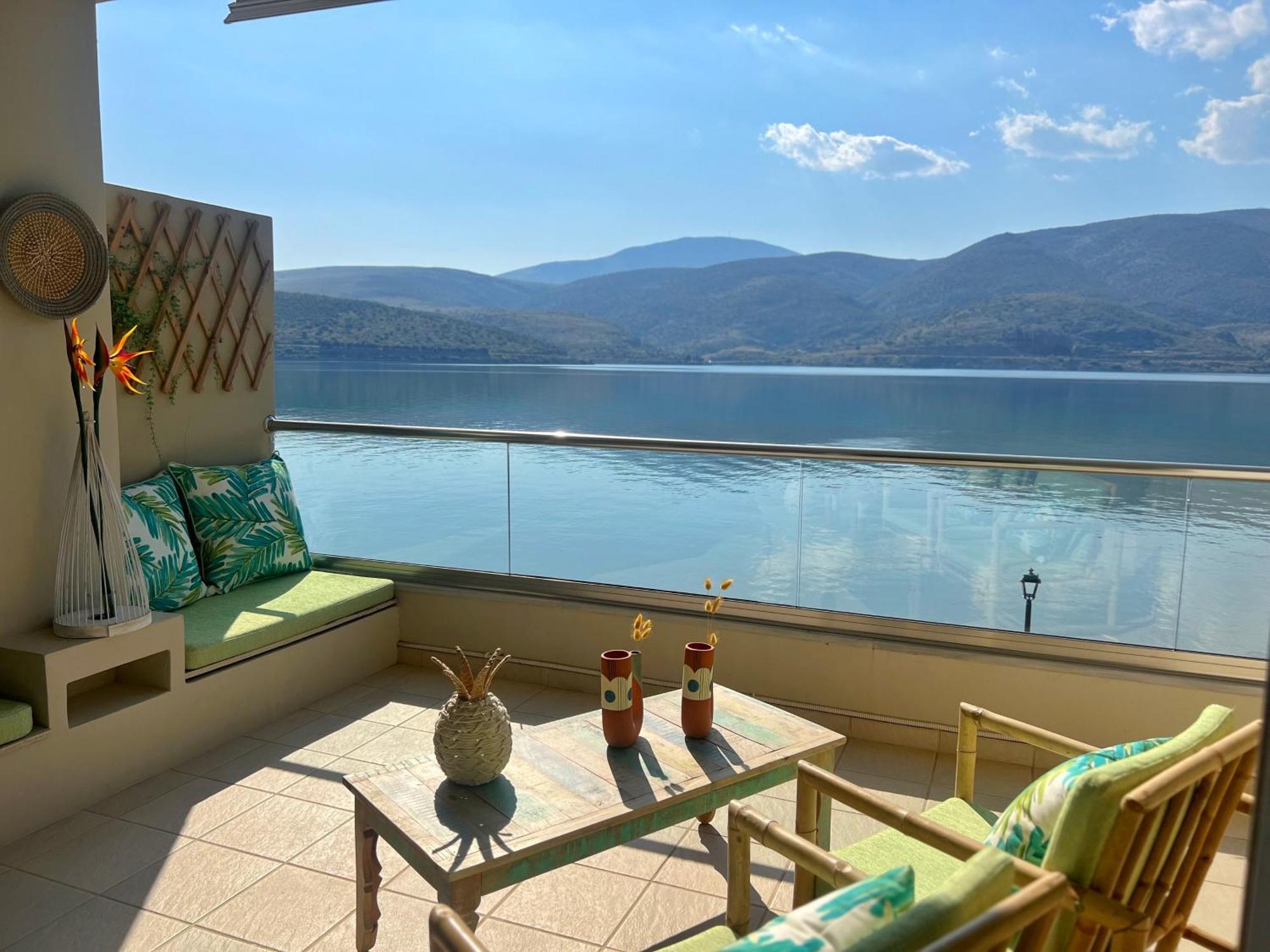 Beach House In Itea-Delphi Exterior foto